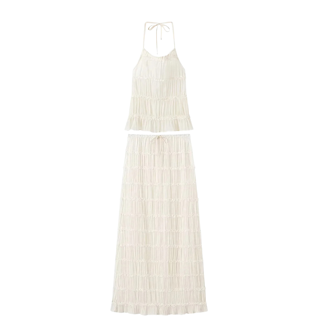 Boho Dream | Set aus Rock und Top mit Neckholder