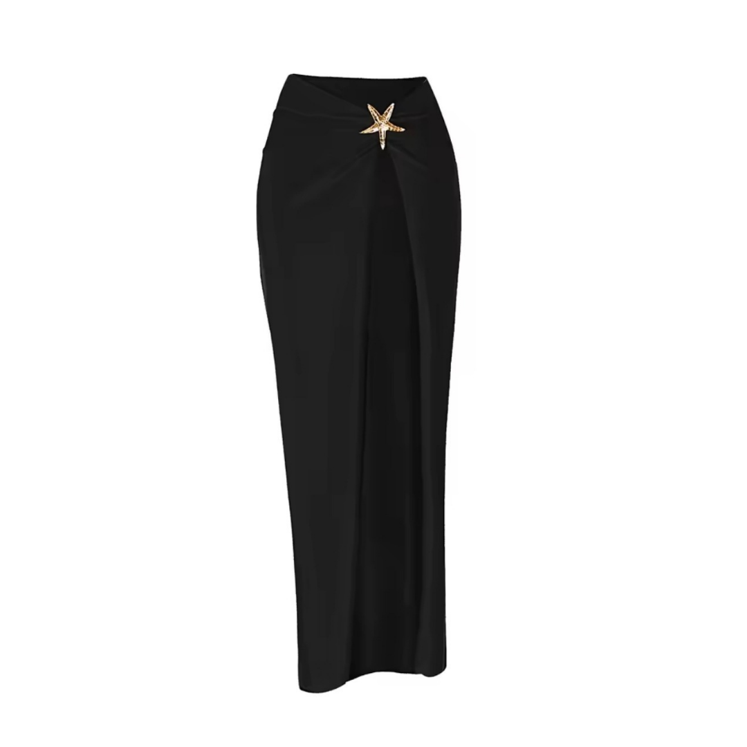 Black Starfish | Elegantes Badeanzug-Set mit Wickelrock