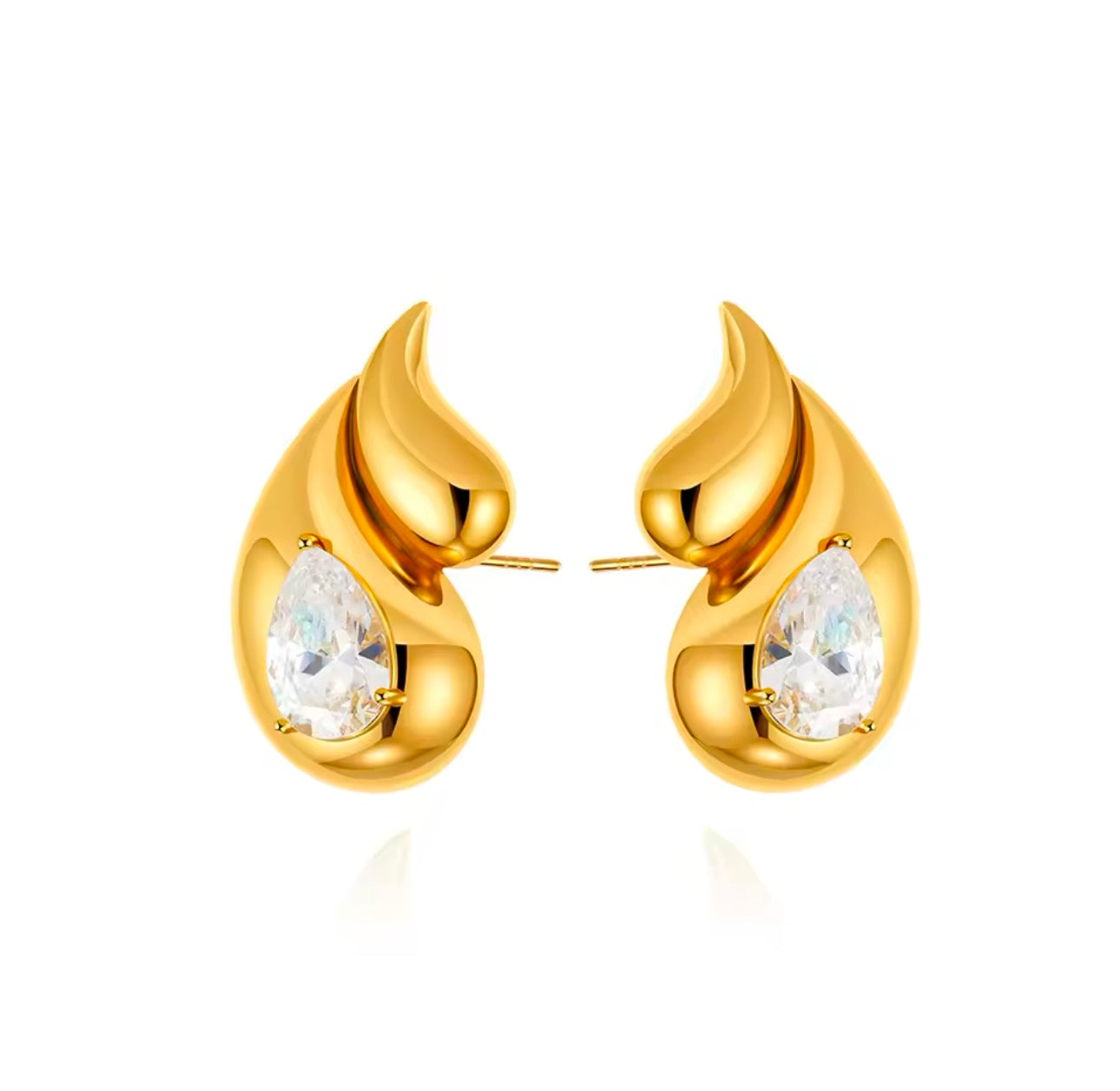 Driped | Ohrringe 18k Vergoldet - Ezouna
