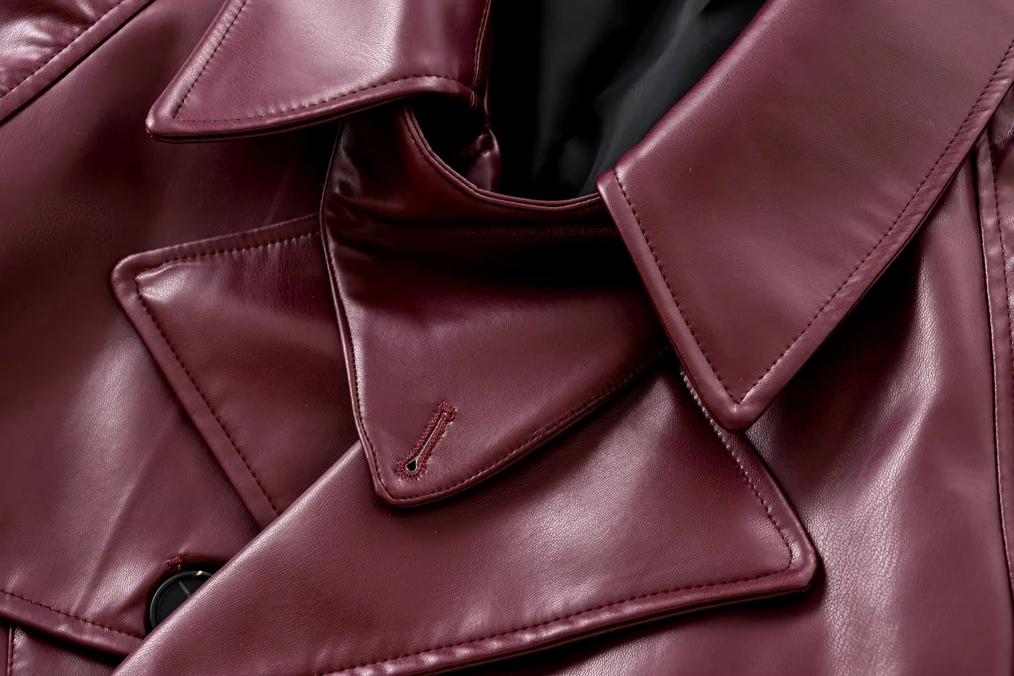 Arwen | Burgundy women's leather jacket