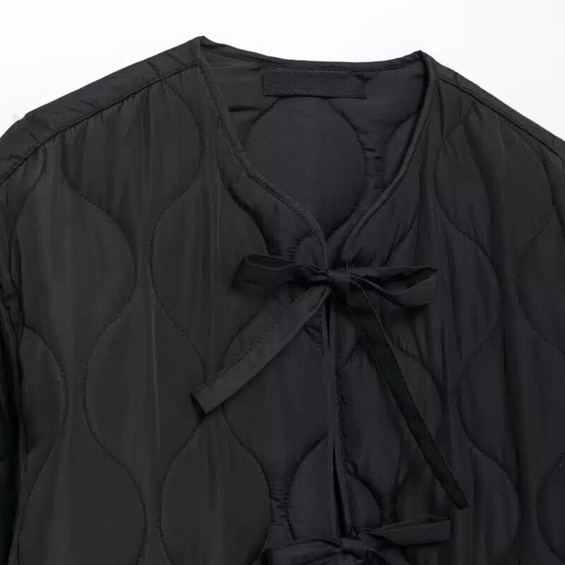 Steppjacke mit Schleifen - Ezouna