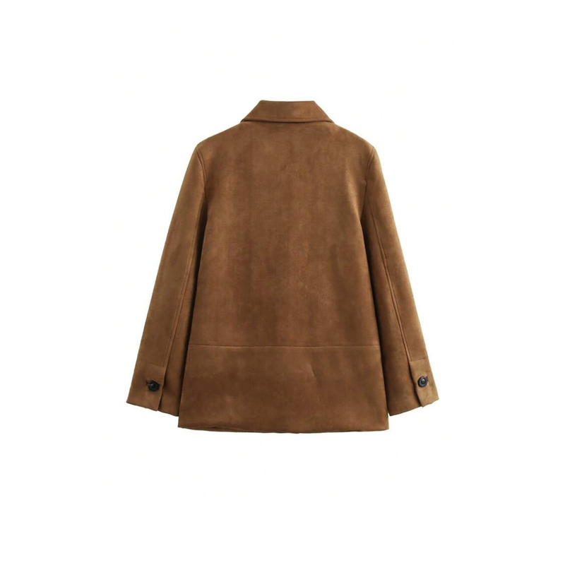 Wildlederimitat Jacke - Ezouna