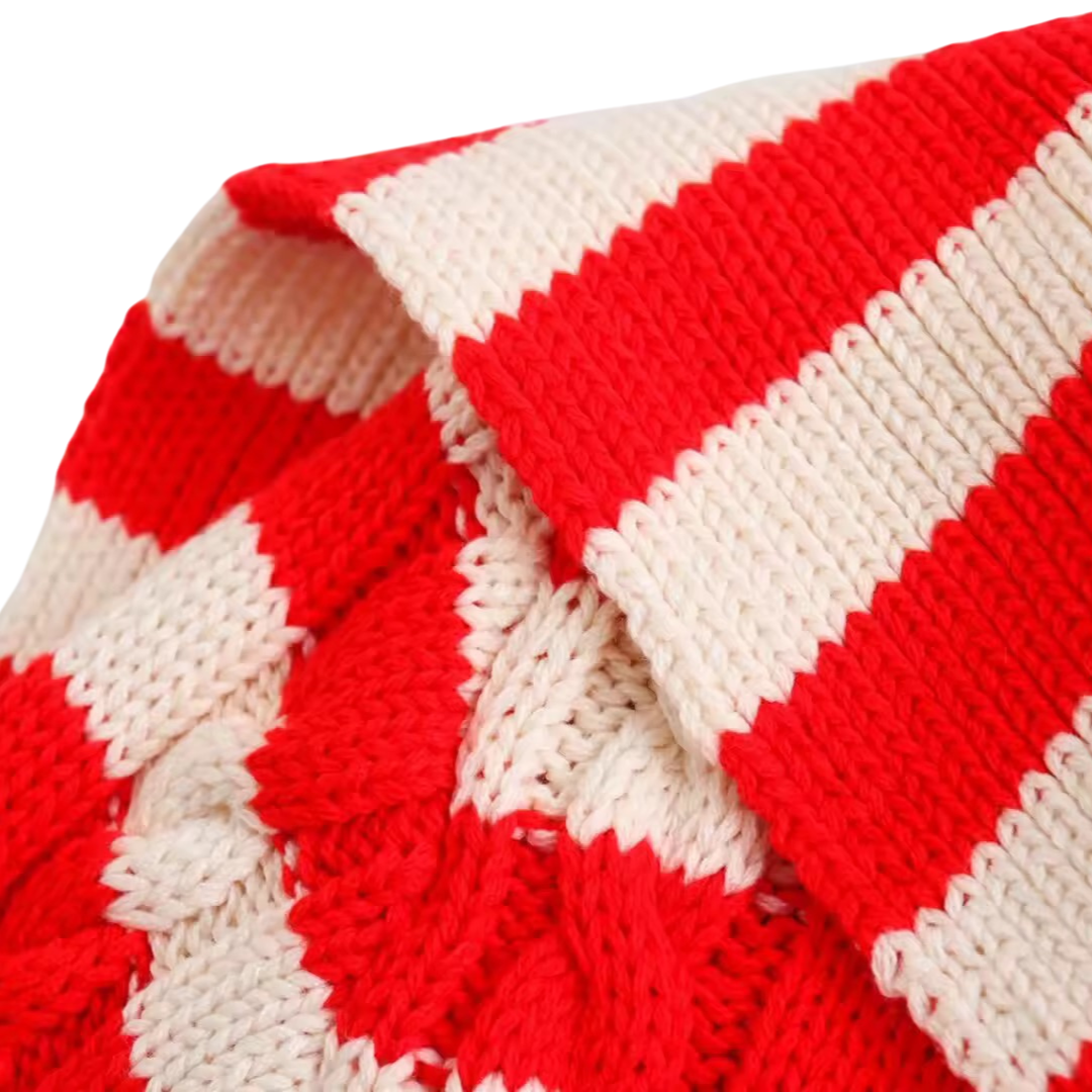 Gestreifter Cardigan