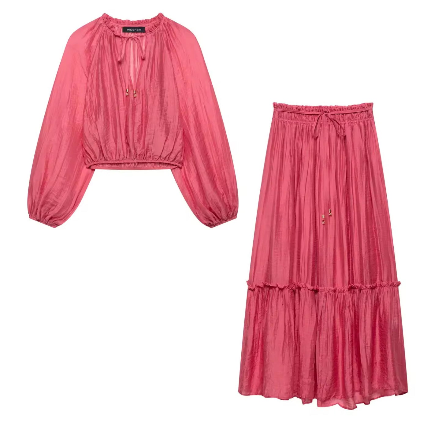 Crinkled blouse