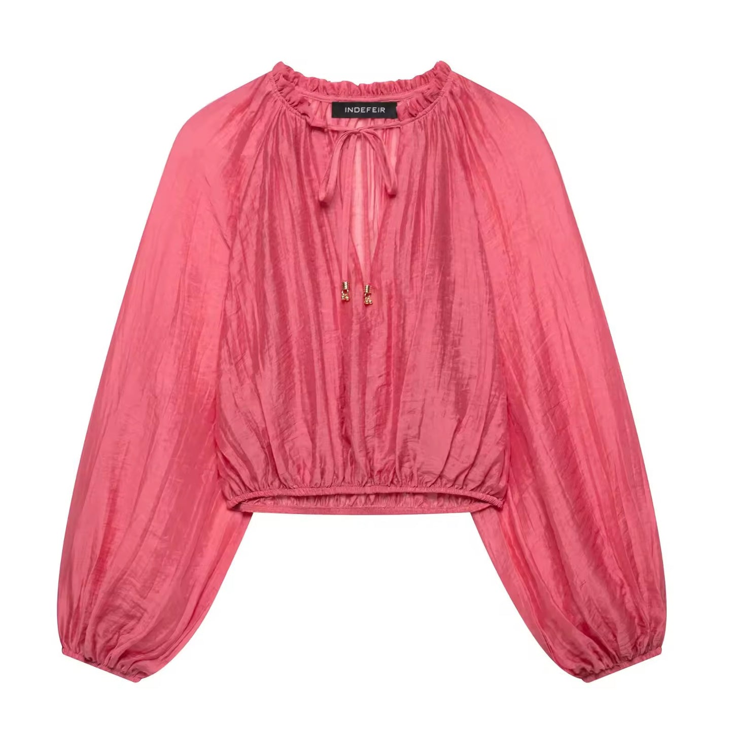 Crinkled blouse