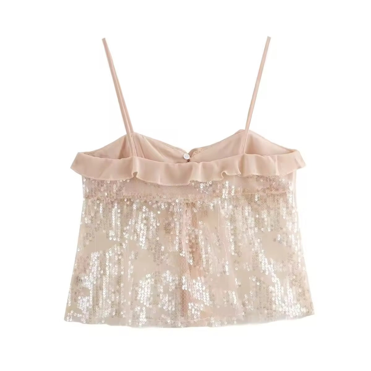 ShinyFlair Sequin Top – with sequins & bow