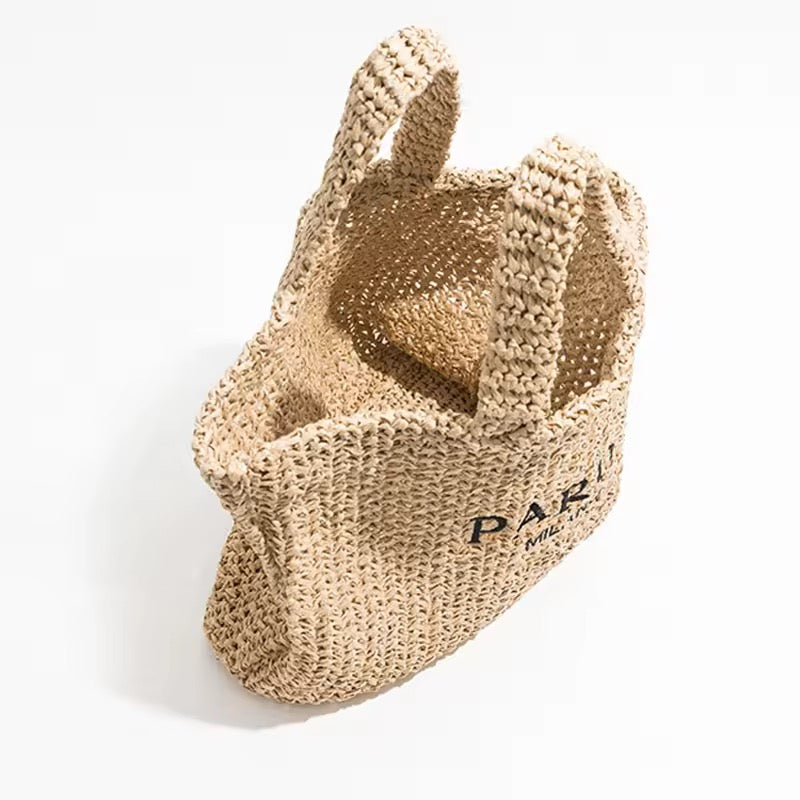 SOLEA straw bag made of natural fiber