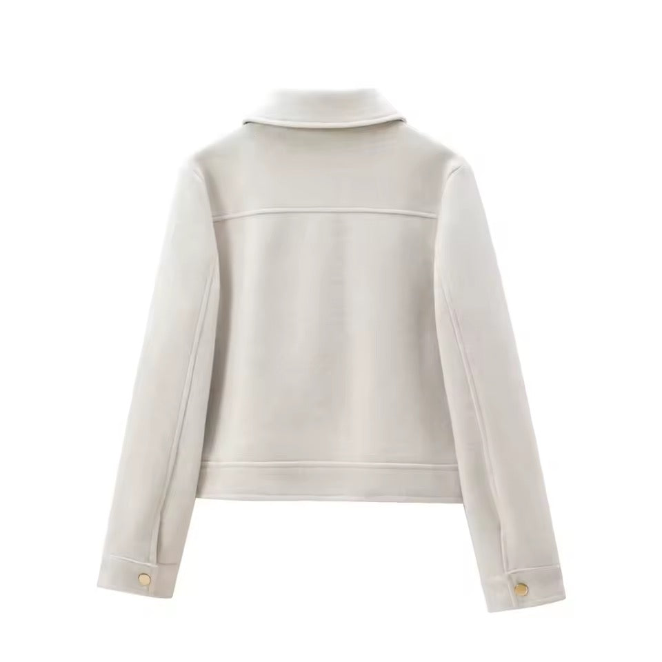 Übergangsjacke mit Reißverschluss
