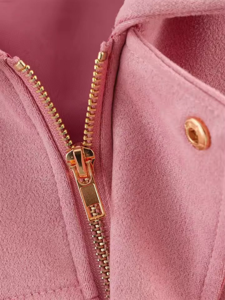 Trendige Bomberjacke in Wildleder-Optik
