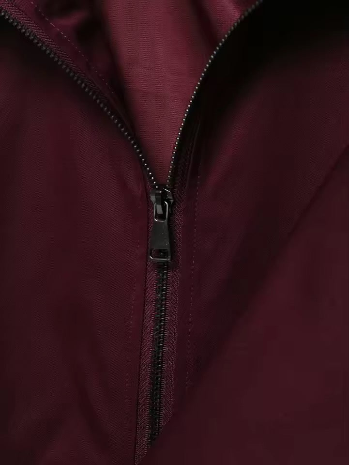 Übergangsjacke in Burgunder