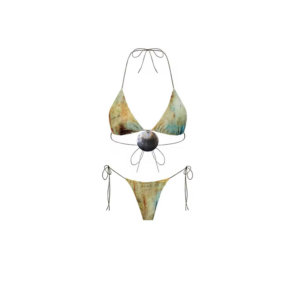 Ocean Muse | 3-teiliges Bikini Set mit Maxirock