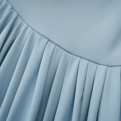 Blue Mirage Drape Maxi Dress