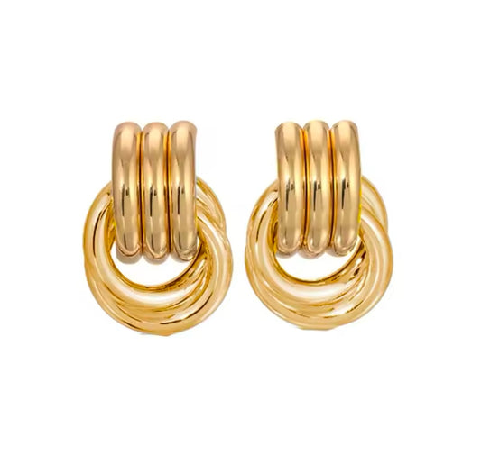 Cercle Ohrringe | 18k Vergoldet - Ezouna