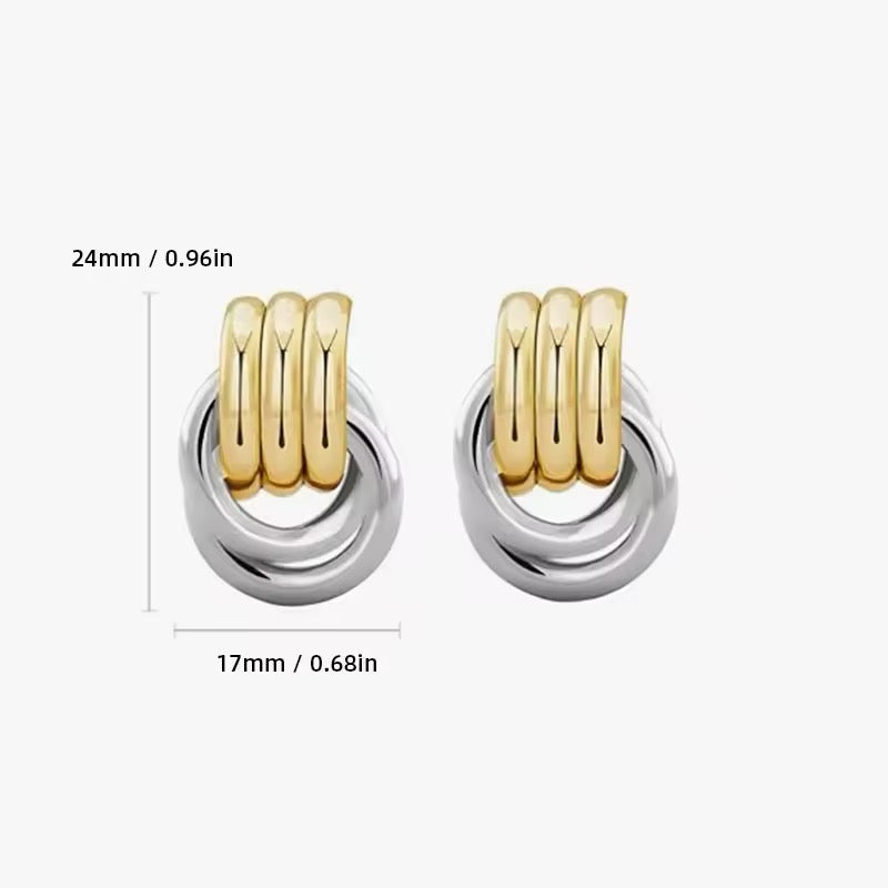 Cercle Ohrringe | 18k Vergoldet - Ezouna