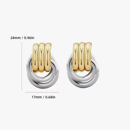 Cercle Ohrringe | 18k Vergoldet - Ezouna