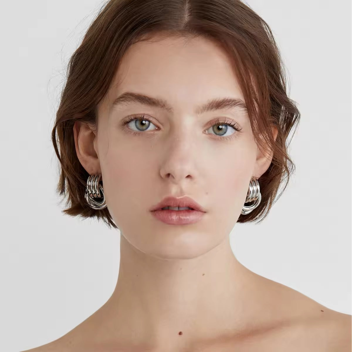 Cercle Ohrringe | 18k Vergoldet - Ezouna