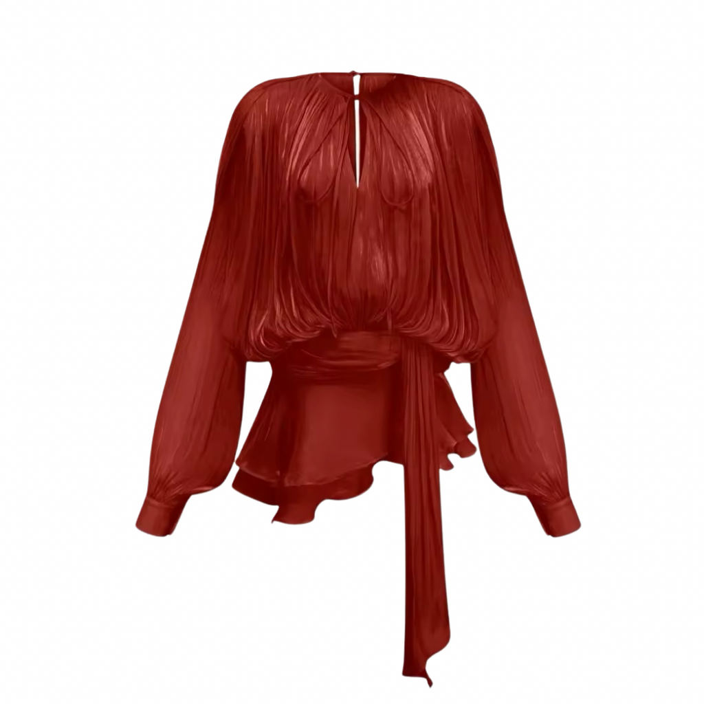 Samantha | Plissiertes Rüschen Mini Dress - Ezouna
