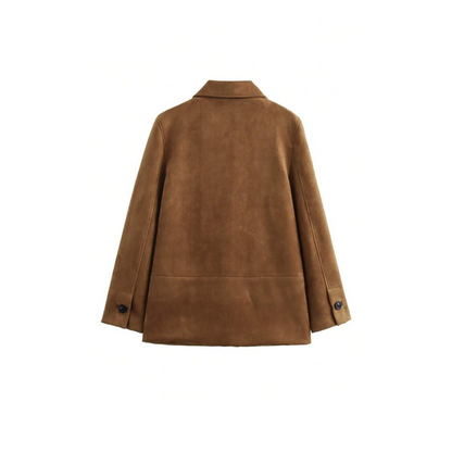 Wildlederimitat Jacke - Ezouna