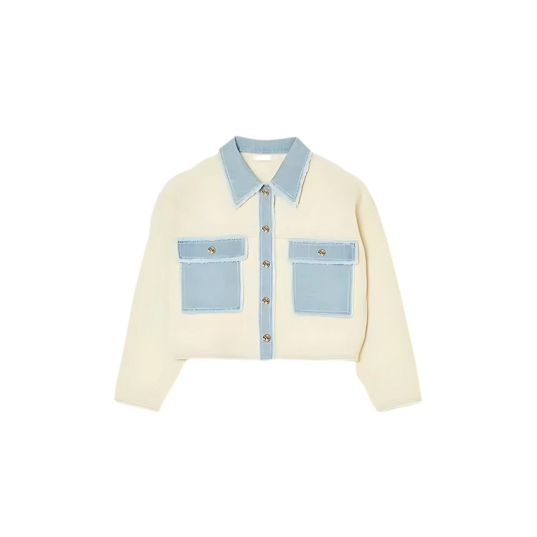 Denim Patchwork Jacke