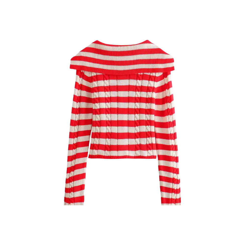 Gestreifter Cardigan