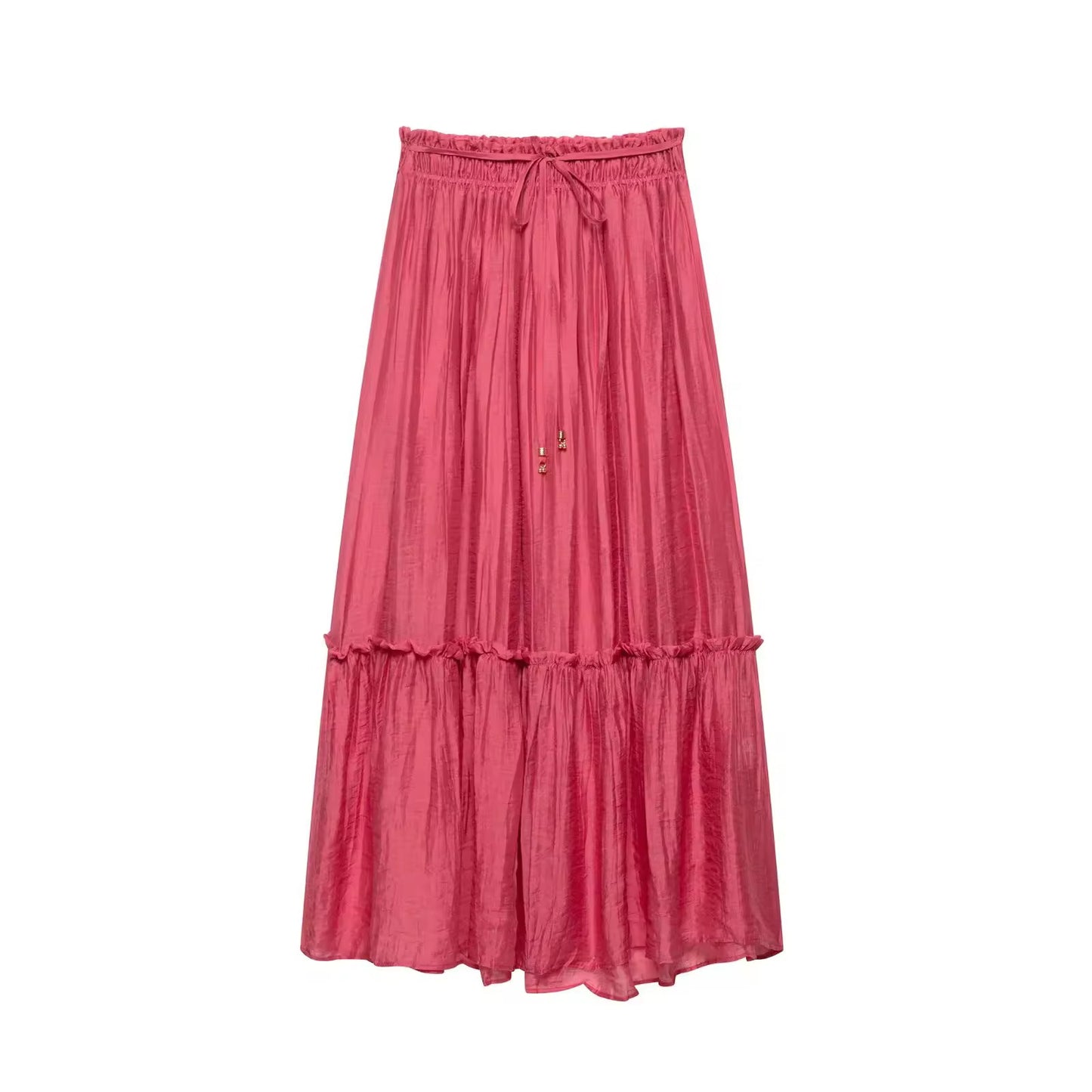 Crinkled skirt