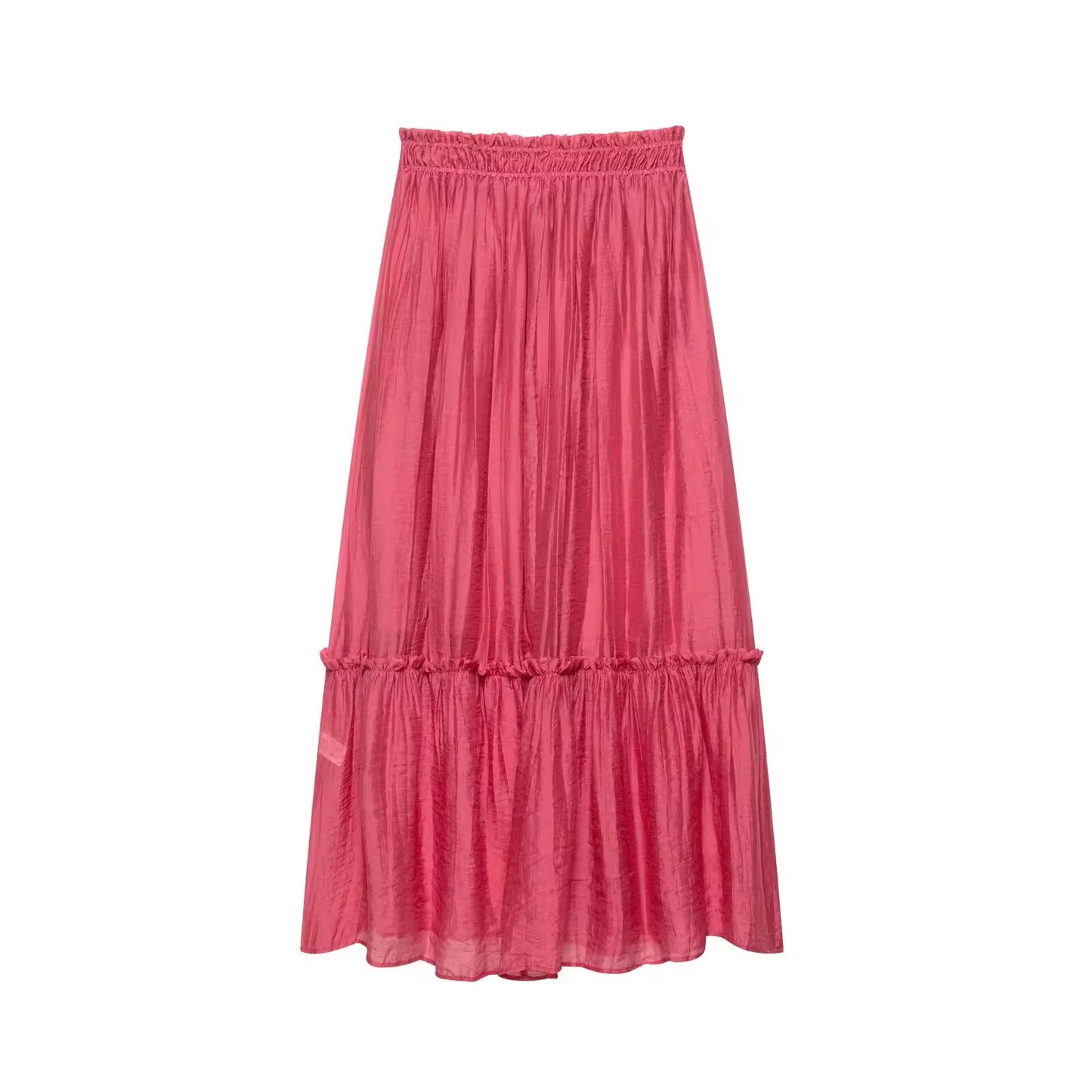 Crinkled skirt