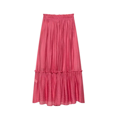 Crinkled skirt