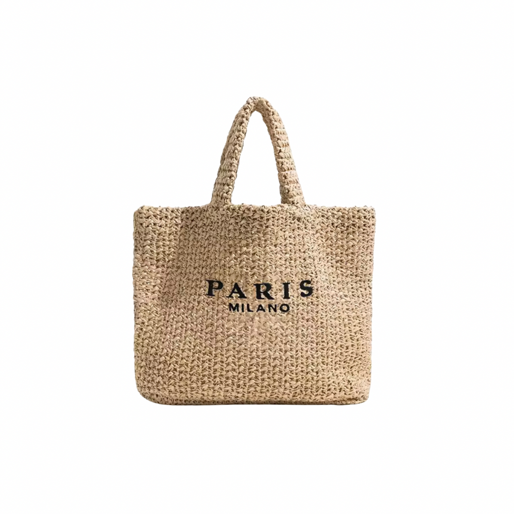 SOLEA Strohtasche aus Naturfaser