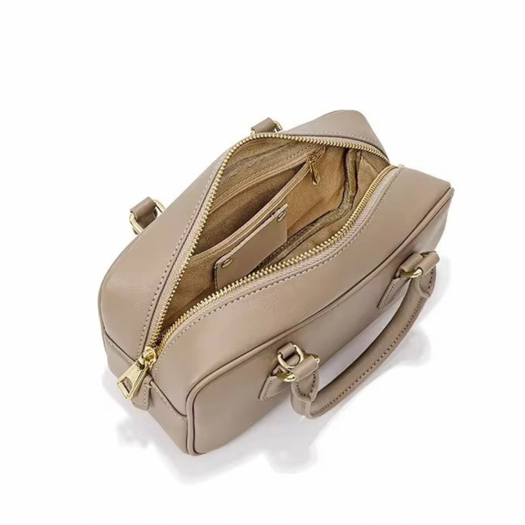 Stylische Bowlingtasche aus Premium-Rindsleder